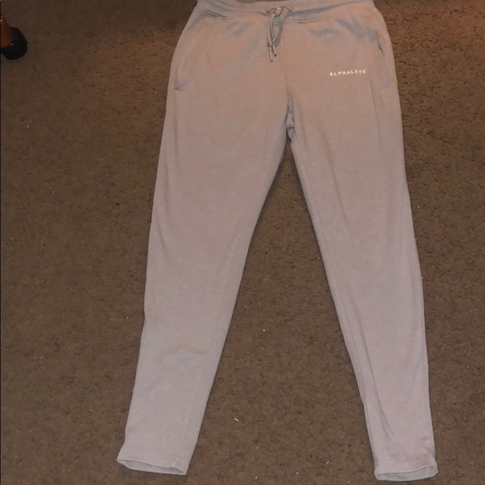 Alphalete tan regular cotton joggers